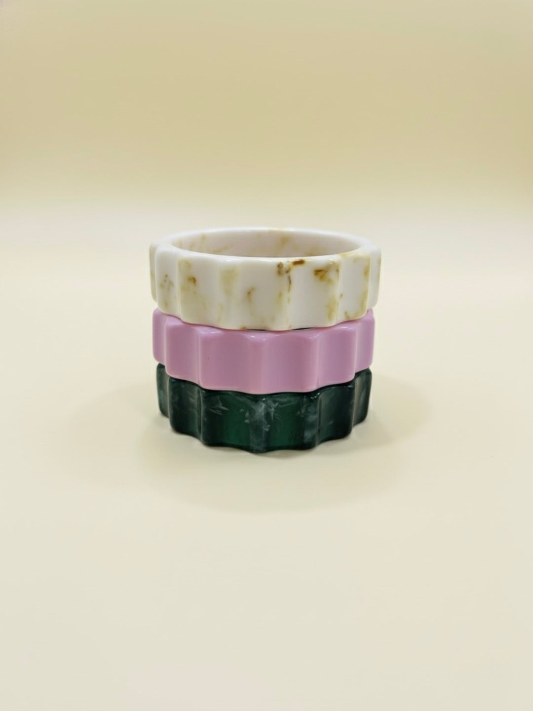 Pina Kale Resin Bangles-Set of 3
