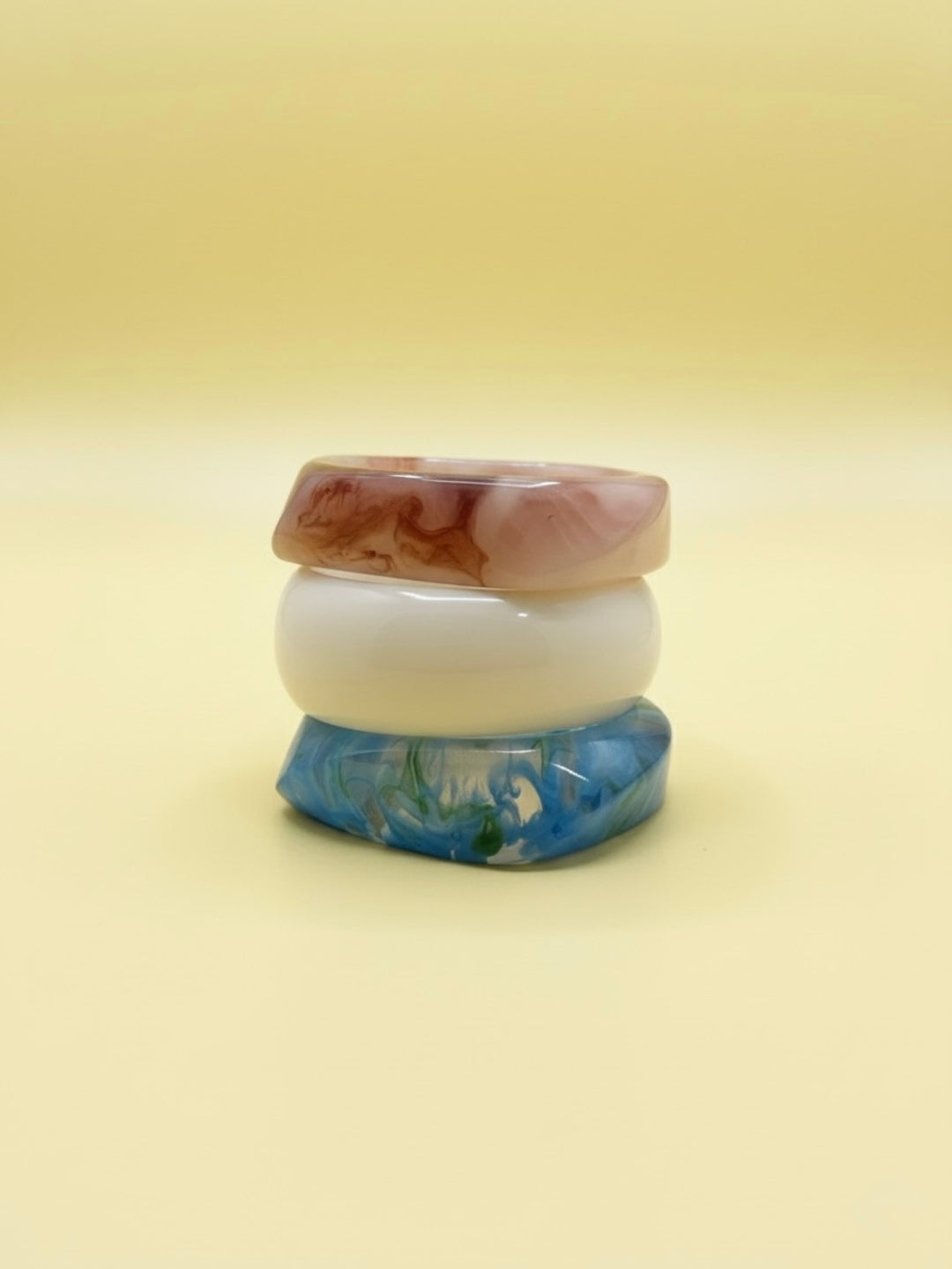 Garden Glory Resin Bangles-Set of 3