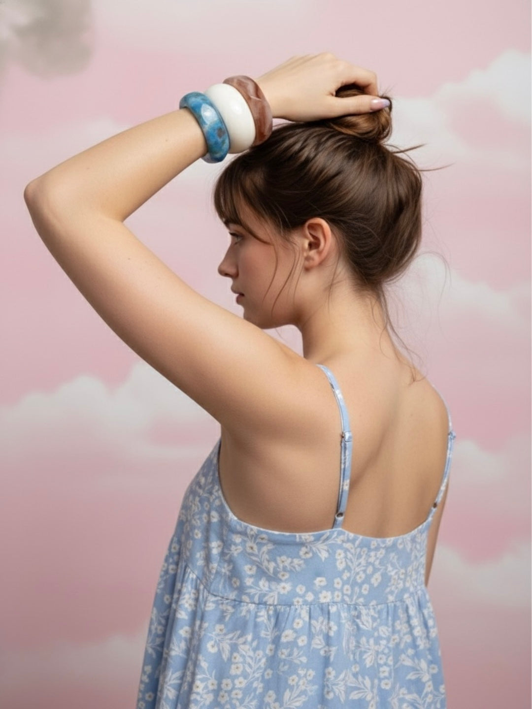 Garden Glory Resin Bangles-Set of 3