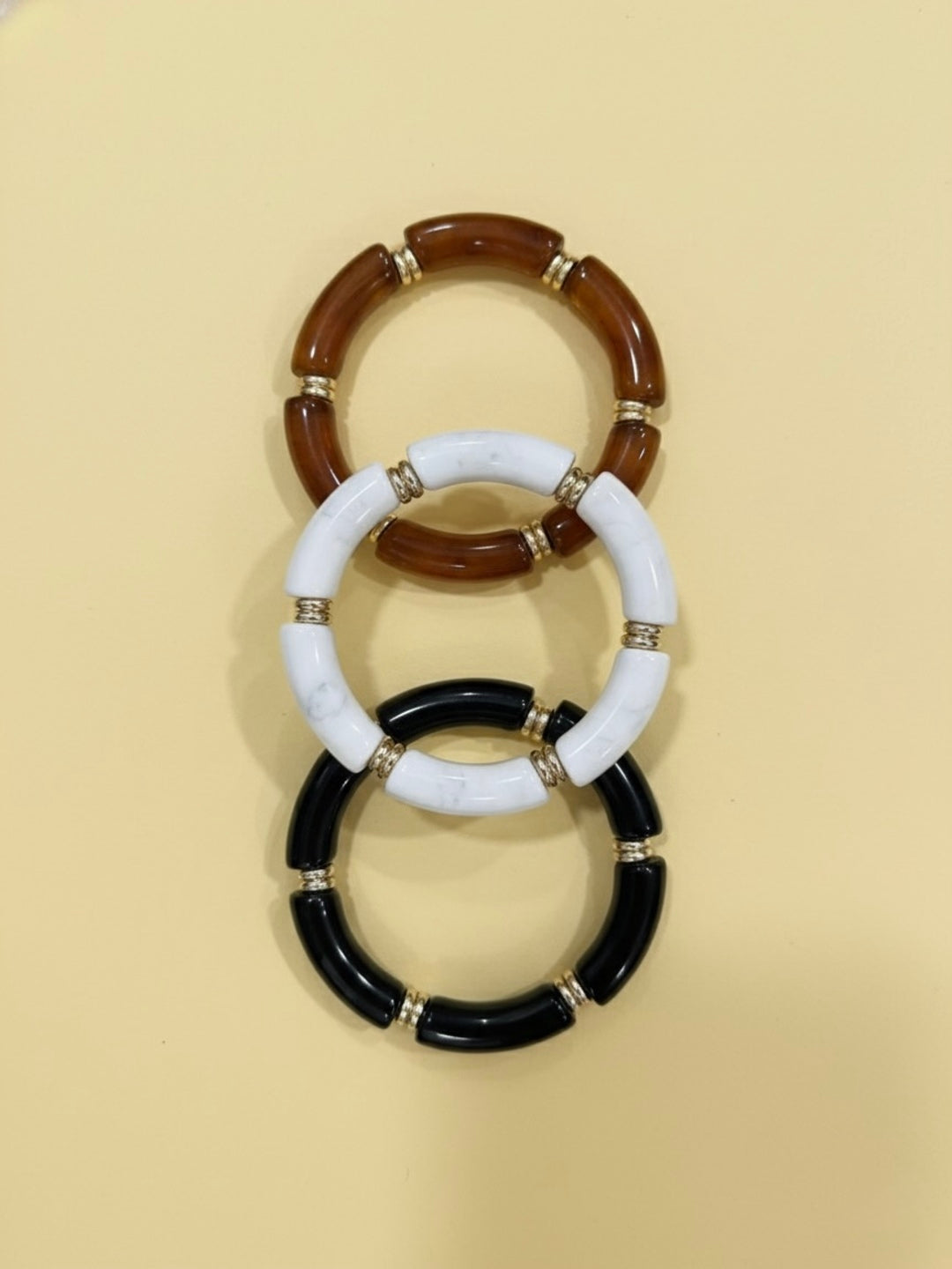 Nutty Nirvana Resin Bangles-Set of 3