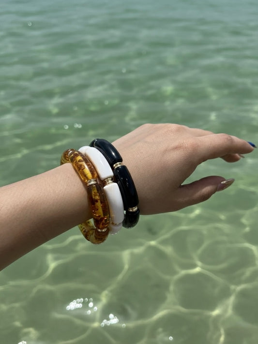Nutty Nirvana Resin Bangles-Set of 3