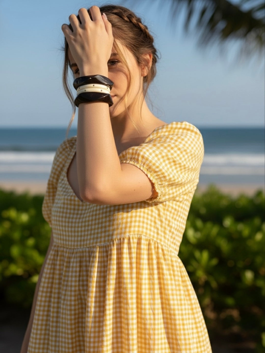 Brownie Resin Bangles-Set of 4