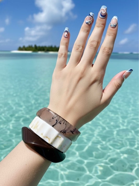 Java Joy Resin Bangles-Set of 3