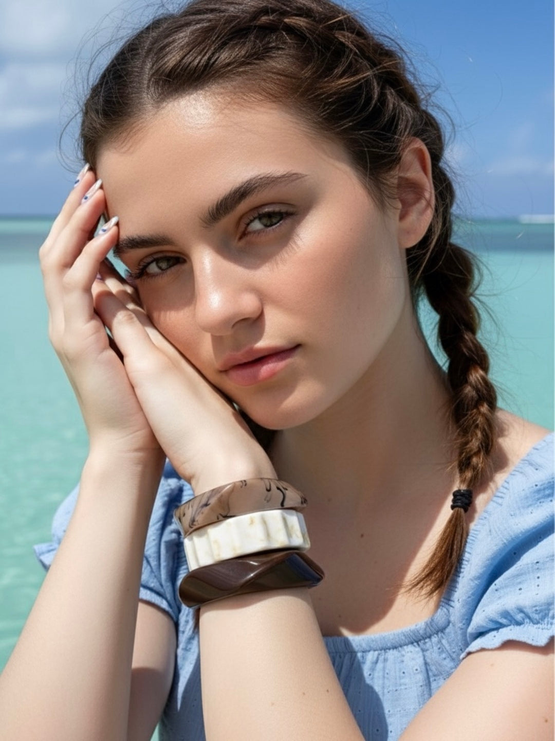 Java Joy Resin Bangles-Set of 3