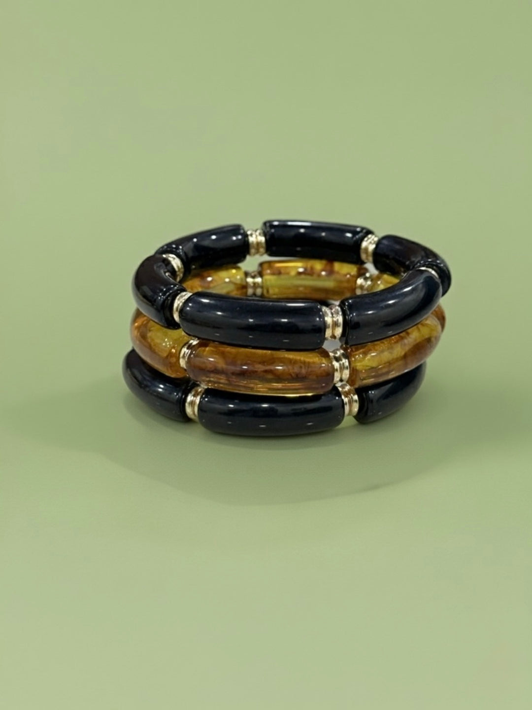 Island Fuel Resin Bangles-Set of 3