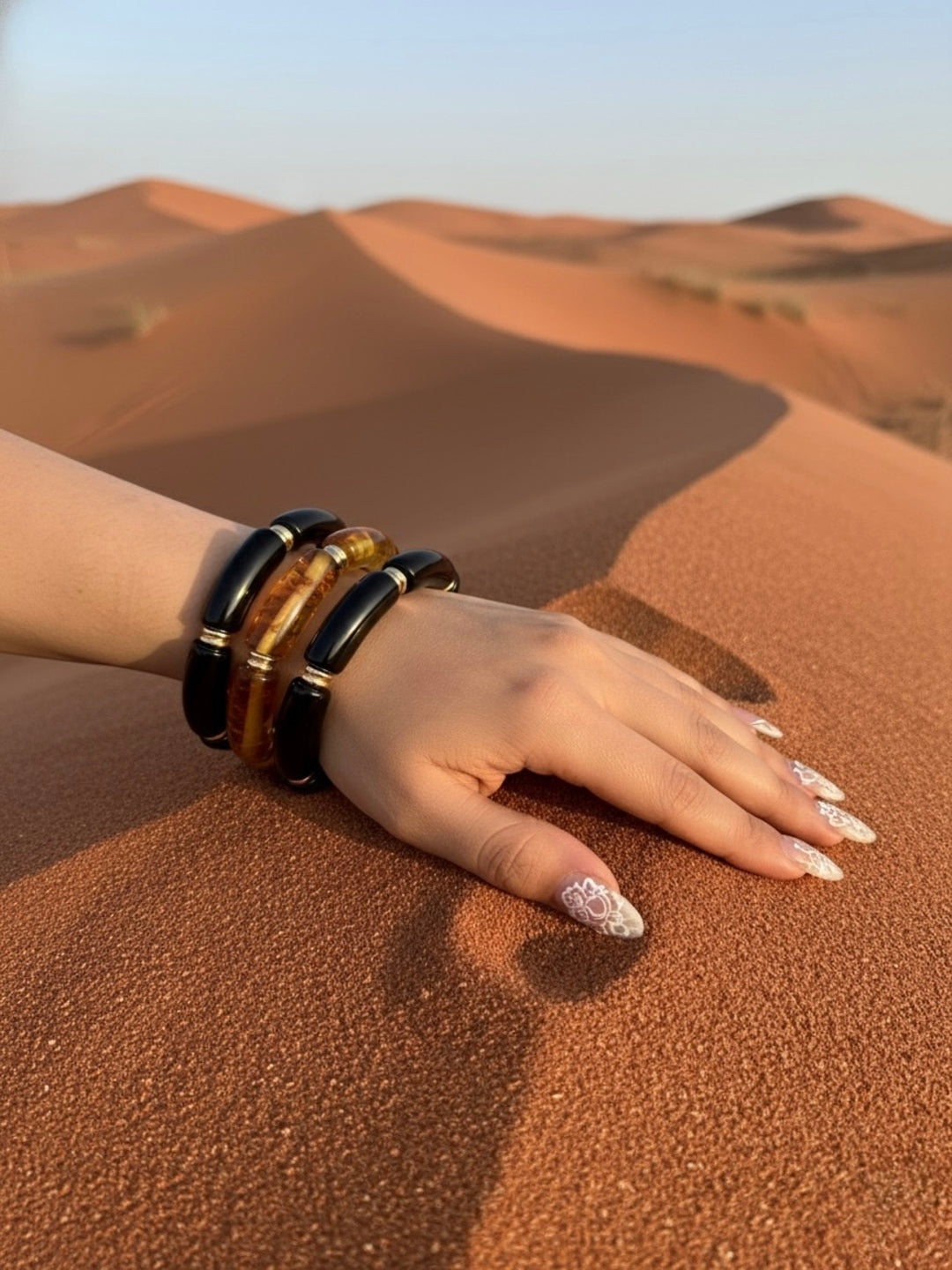 Island Fuel Resin Bangles-Set of 3