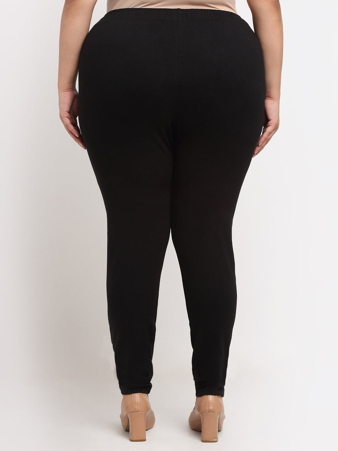 Black Ankle Length Plus Legging