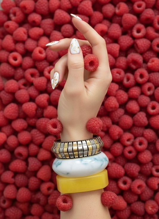 Beach Please Resin Bangles-Set of 3