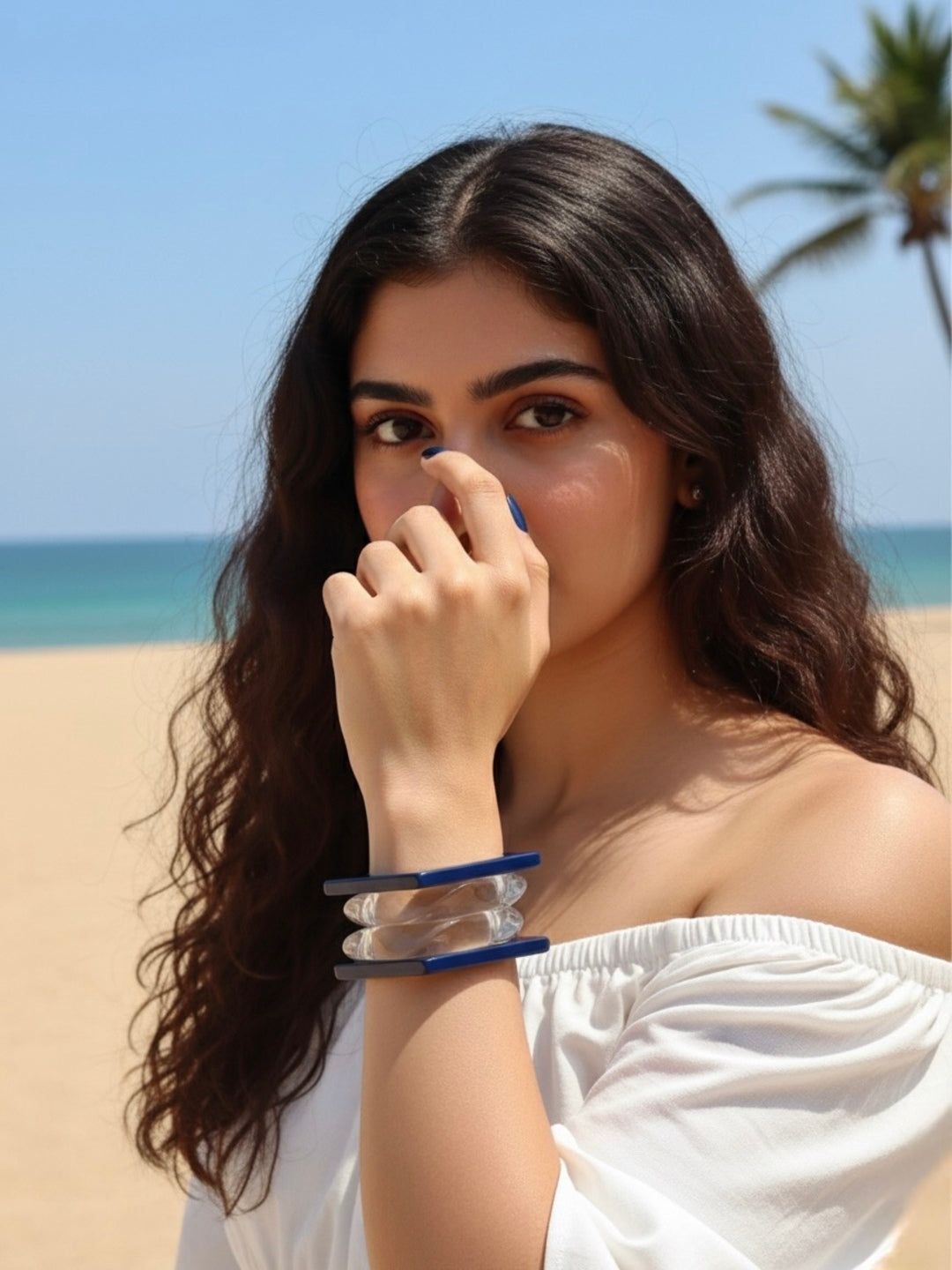 Splash Resin Bangles-Set of 3