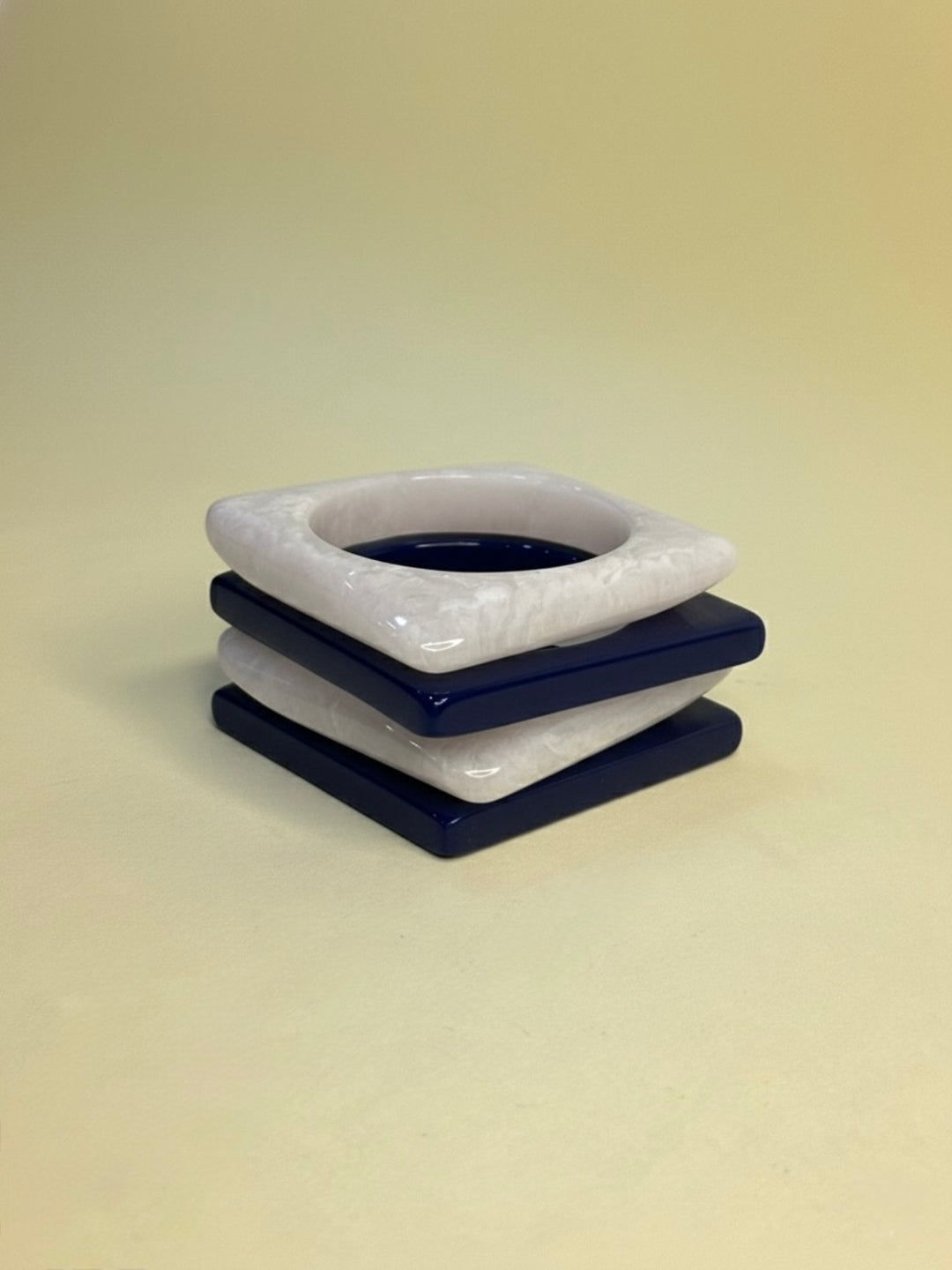 Sea Swirl Resin Bangles-Set of 4