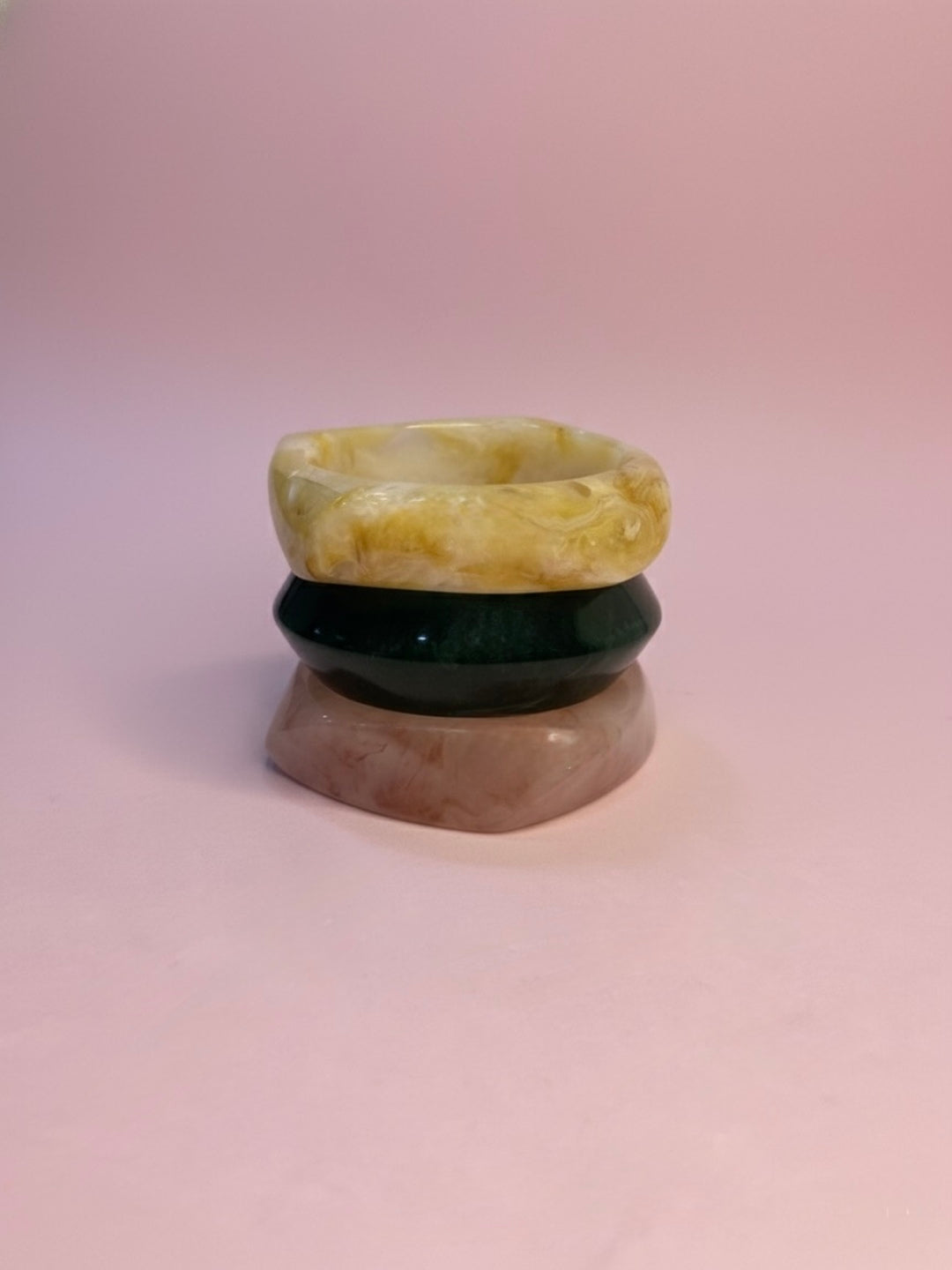 Meltdown Resin Bangles-Set of 3