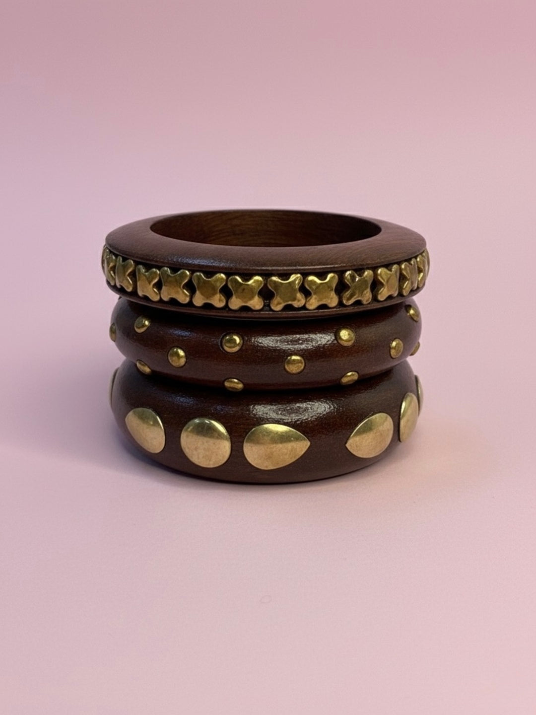 Barkha Wooden Bangles-Set of 3