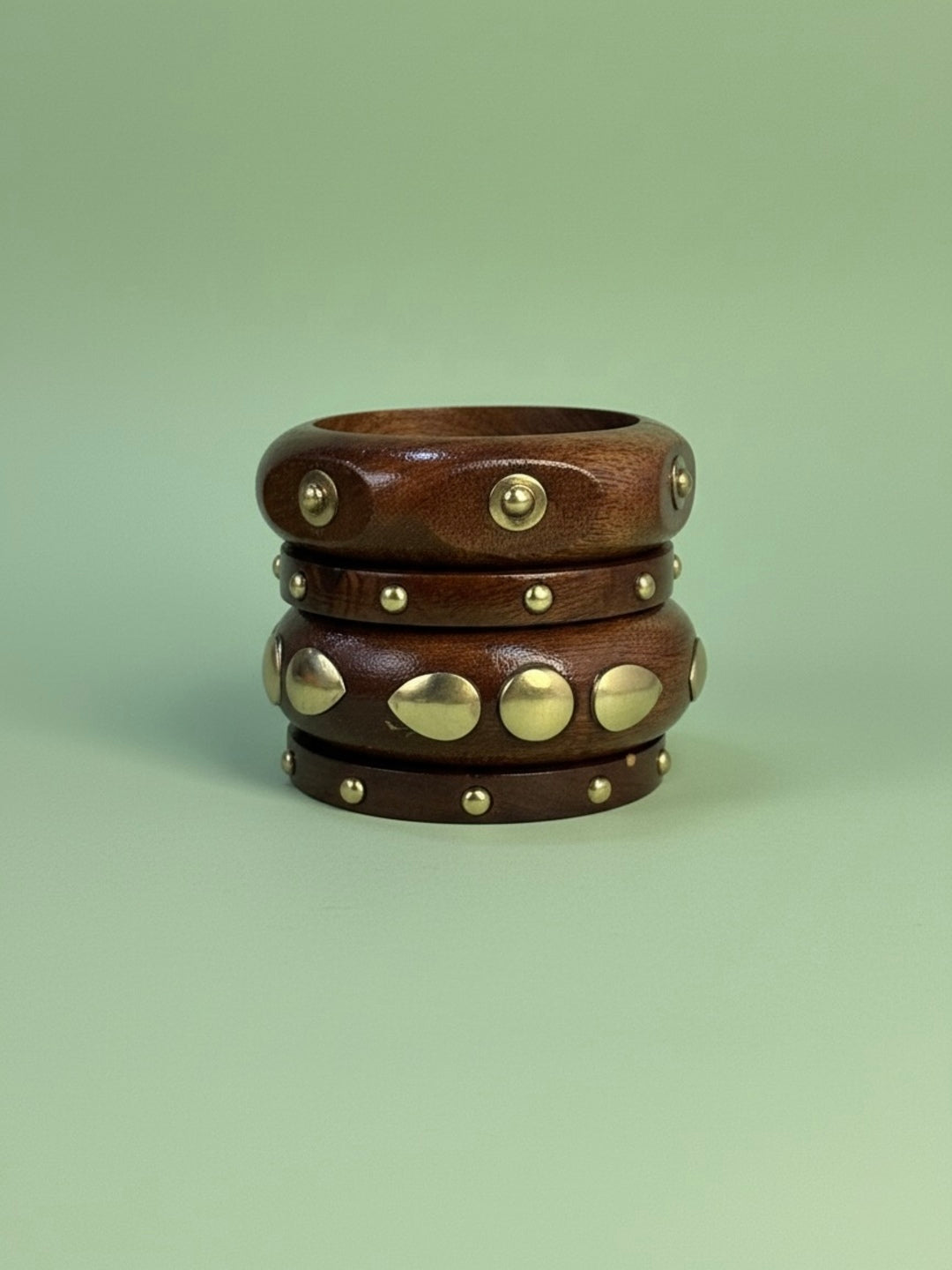 Chanak Wooden Bangles-Set of 4