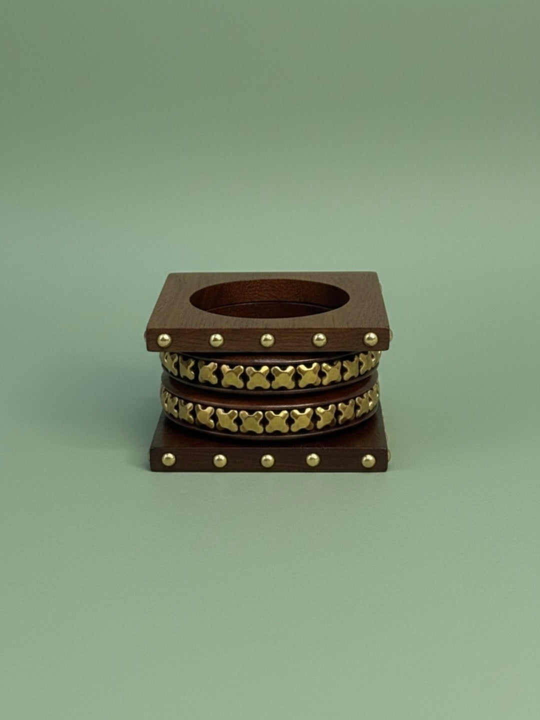 Aarohi Wooden Bangles-Set of 4