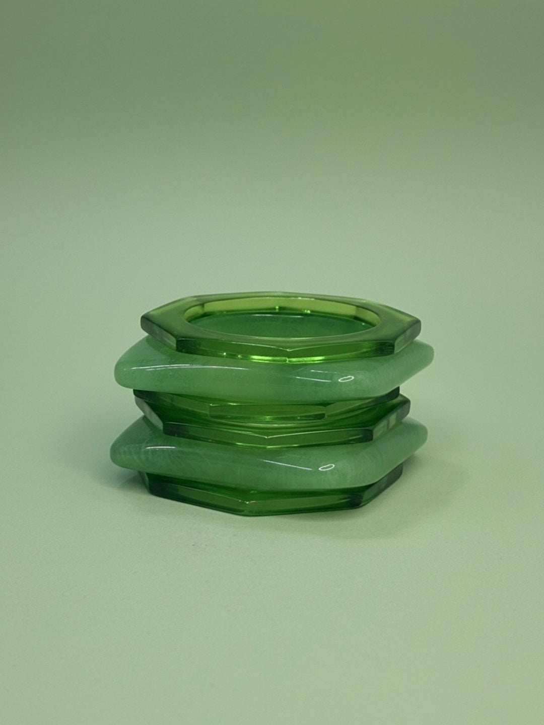 Grape cooler Resin Bangles-Set of 6