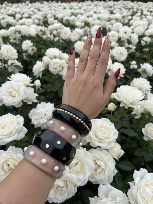 70s Resin Bangles-Set of 4