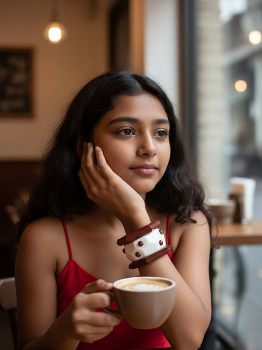 Valentine Resin Bangles-Set of 3