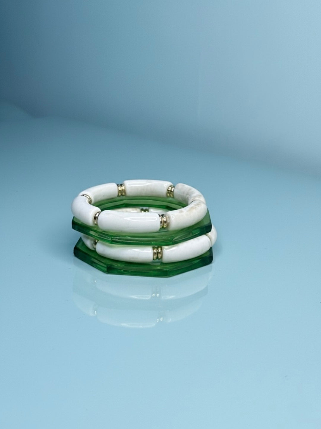 Mint to be Resin Bangles-Set of 4