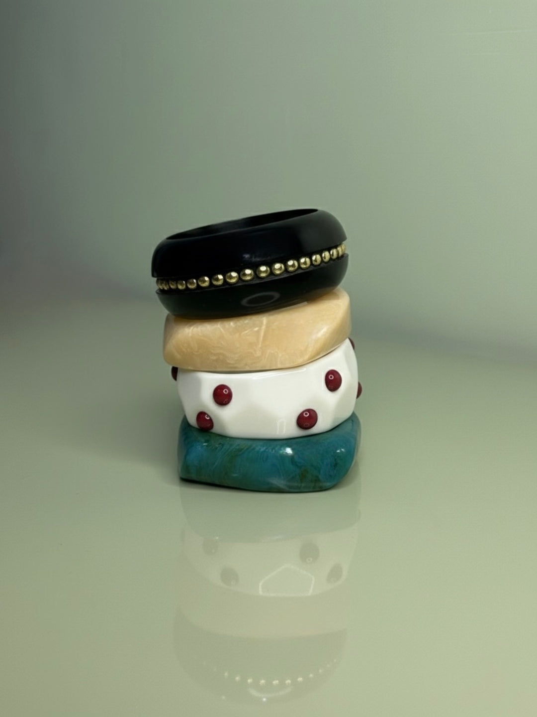 Concert Resin Bangles-Set of 4