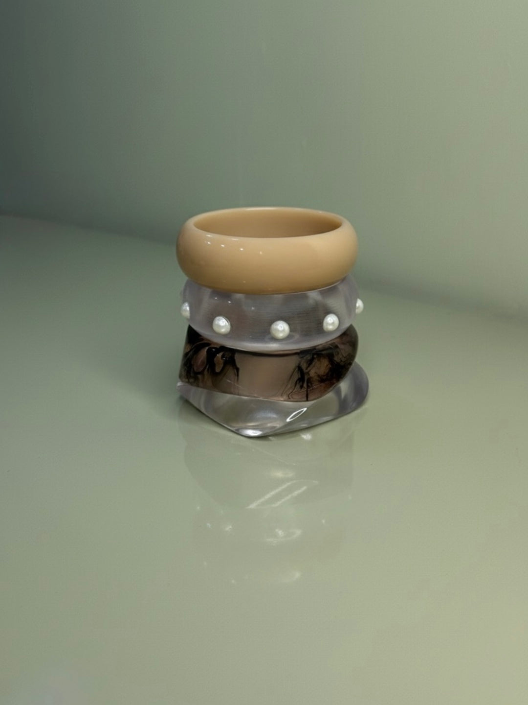 Sol Resin Bangles-Set of 4