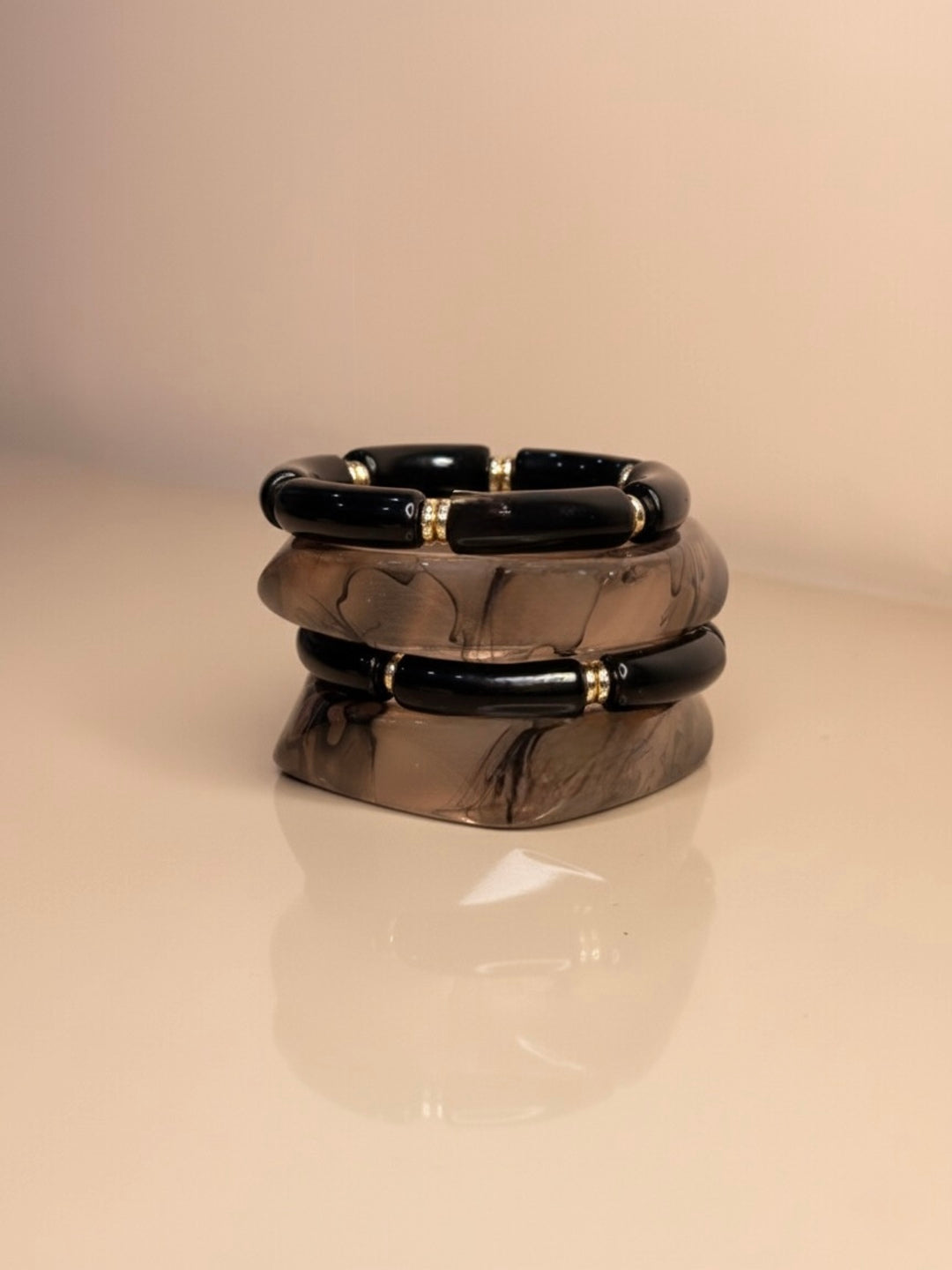 Chill Corporate Resin Bangles-Set of 4