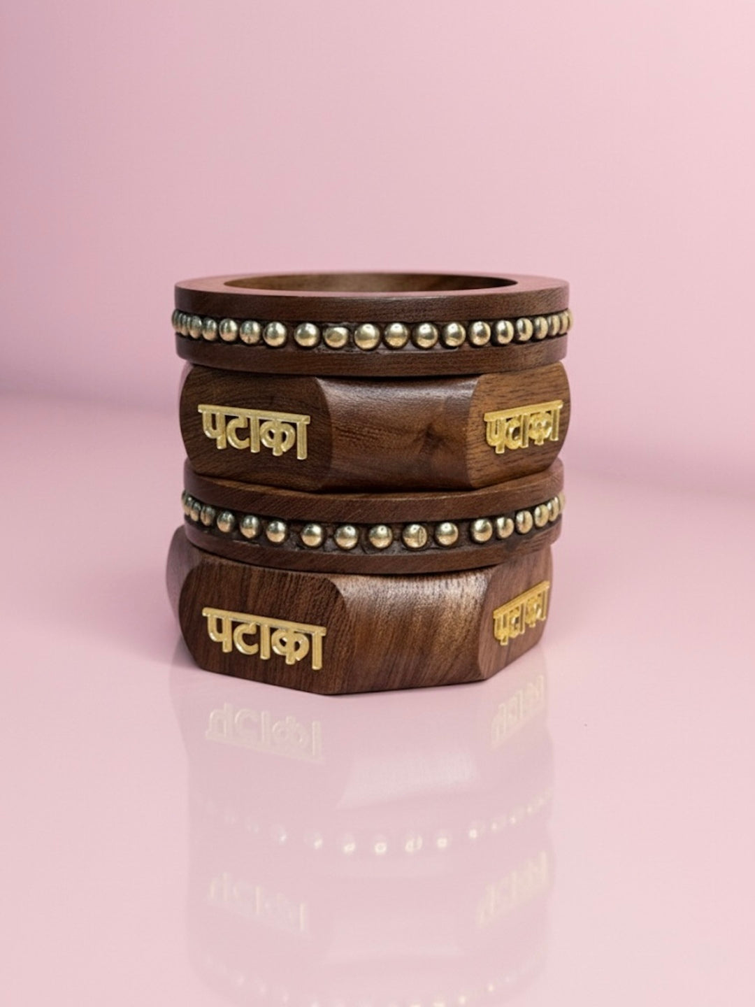 I’m Screaming Wooden Bangles-Set of 4