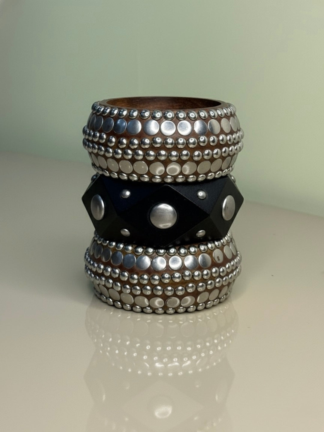 Bussin’ Wooden Bangles-Set of 3