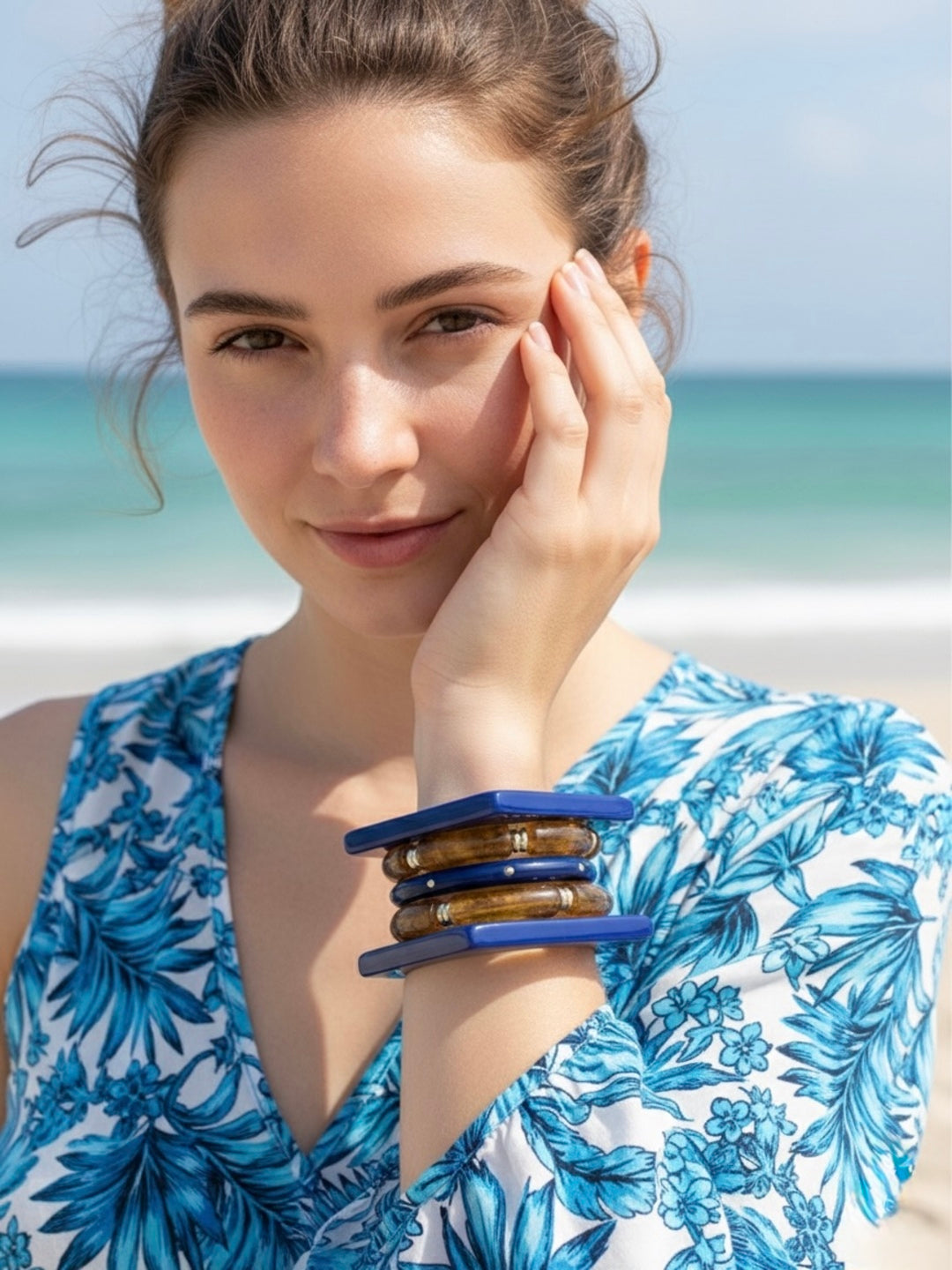 Hard Launch Resin Bangles-Set of 6