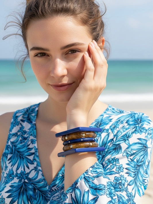 Hard Launch Resin Bangles-Set of 6
