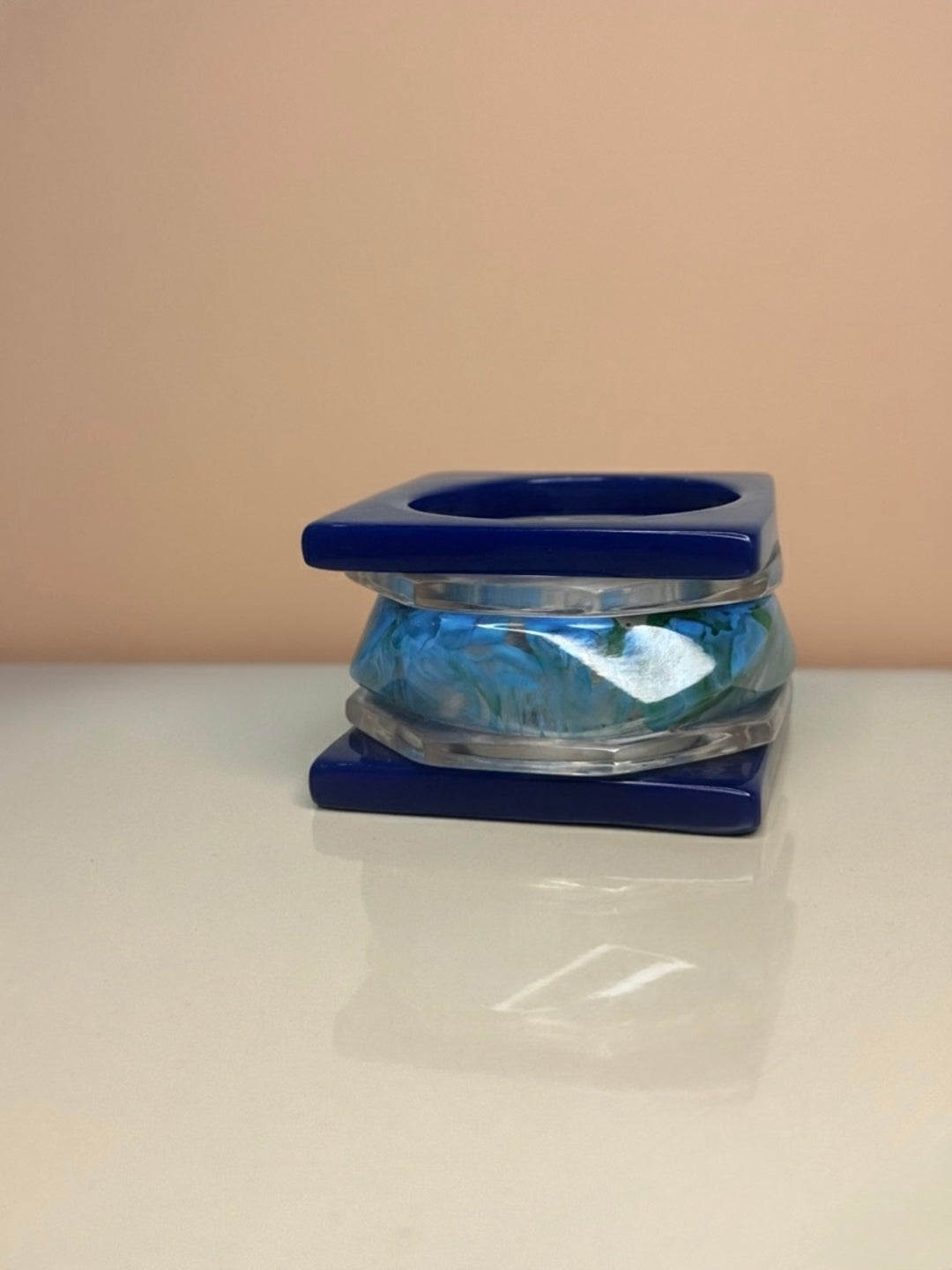 Clean Girl Resin Bangles-Set of 5