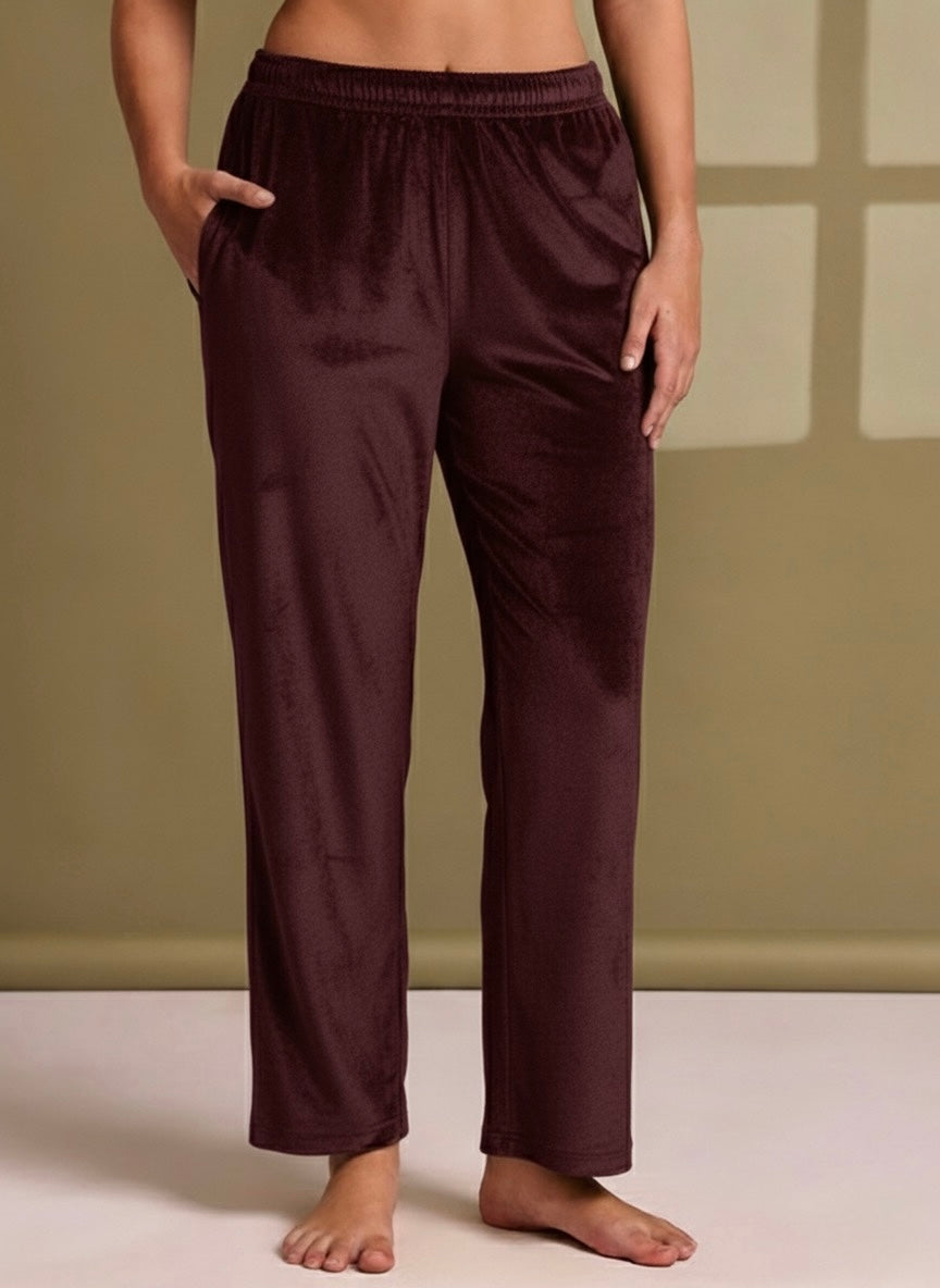 Cherry Butter Velvet  Soft Lounge Pant
