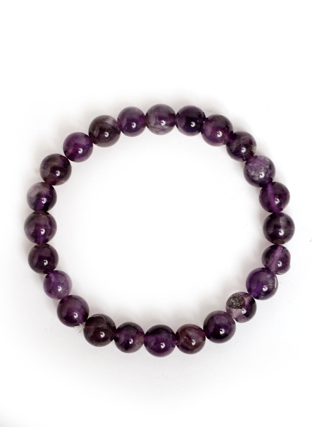 Amethyst Semi Precious Stone Bracelet