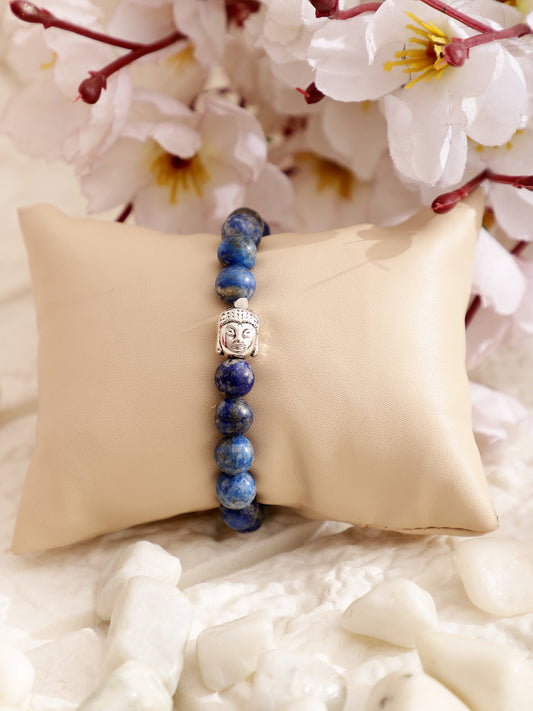 Lapis Lazuli Semi Precious Stone Bracelet