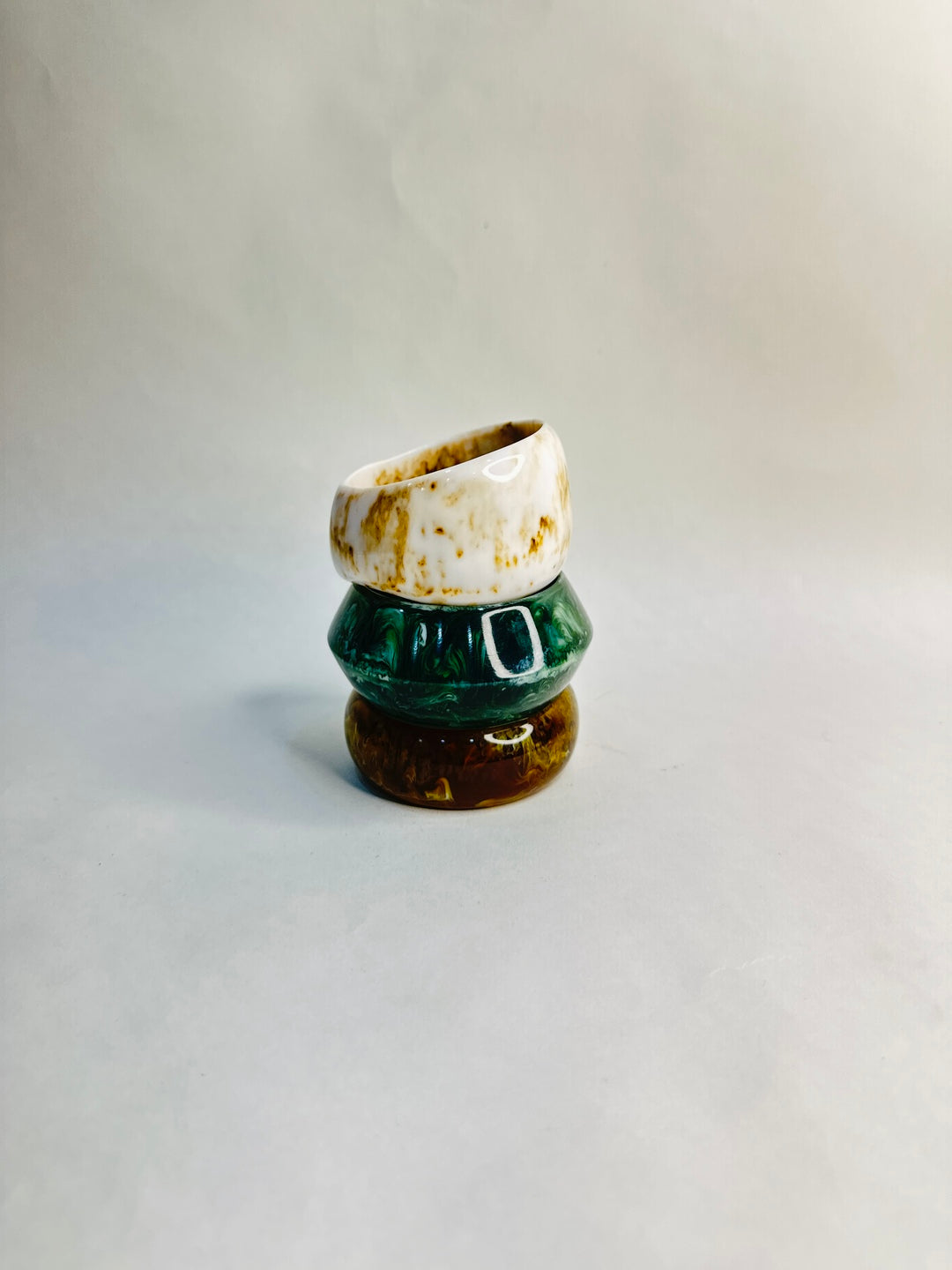 Boujee Resin Bangles-Set of 3