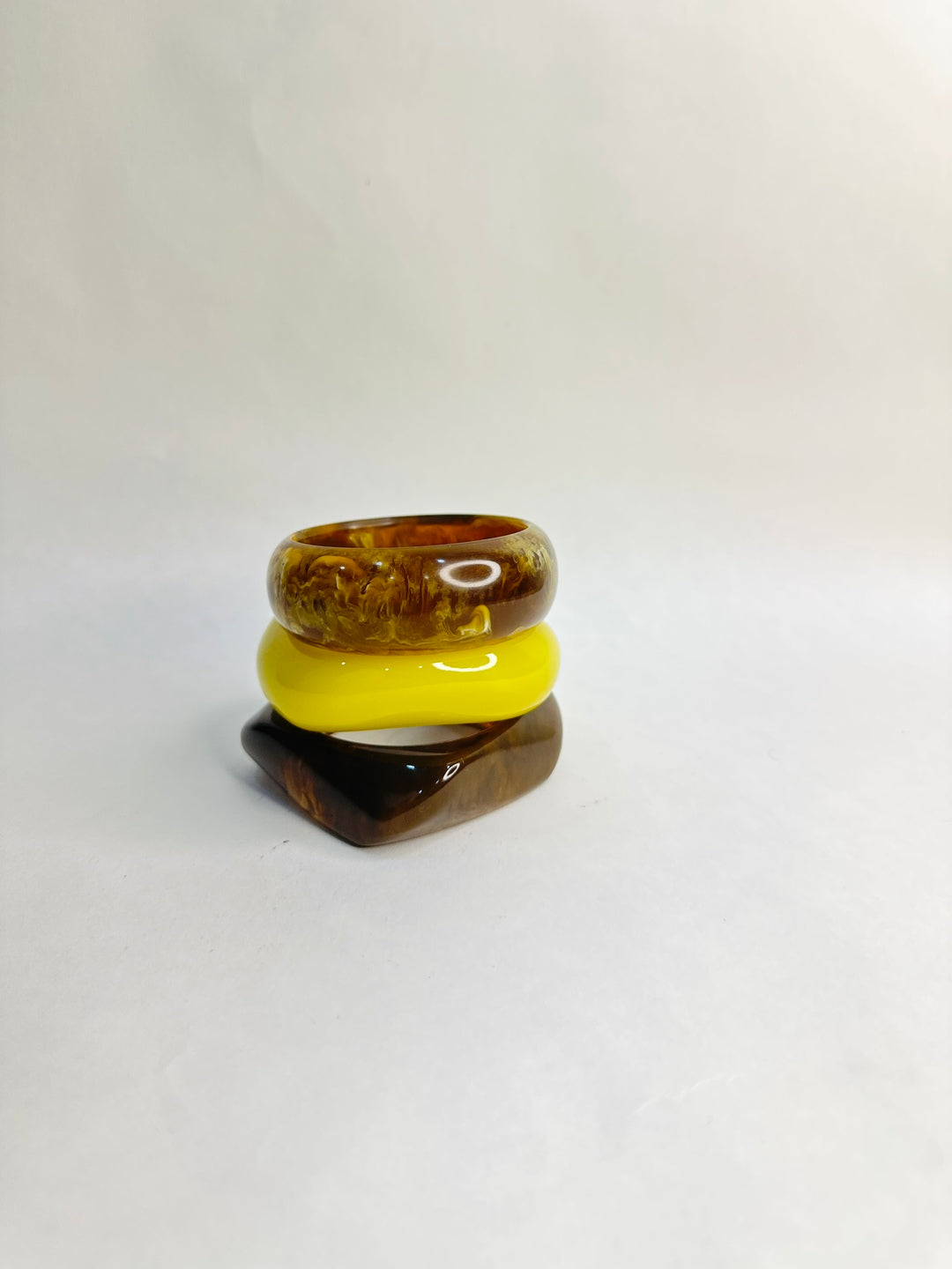 Nimbu Shikanji Resin Bangles-Set of 3