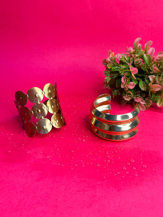Mood Brass Handcuffs-set of 2