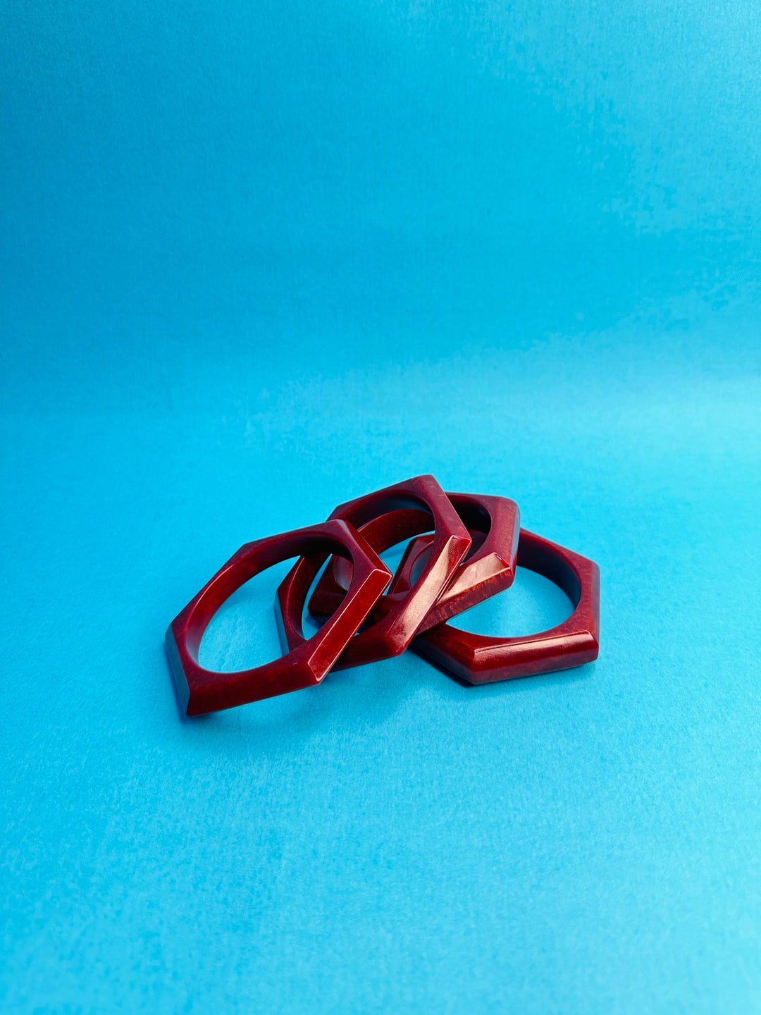 Sindoor Resin Bangles-Set of 4