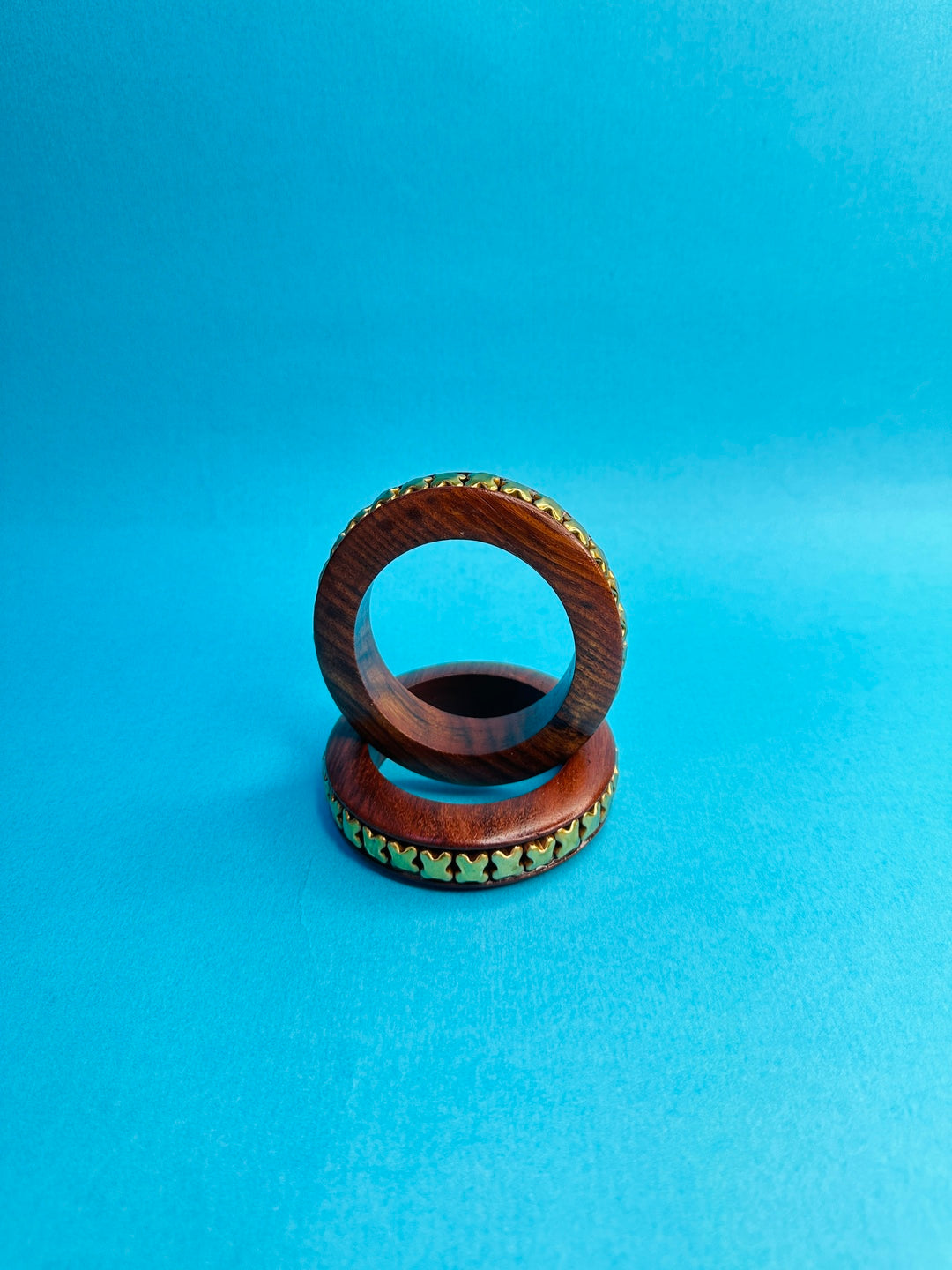 Sundari Wooden Bangles-Set of 2