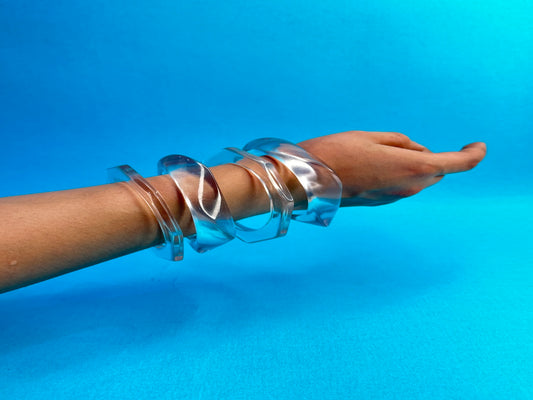 Ayna Resin Bangle- Set of 4