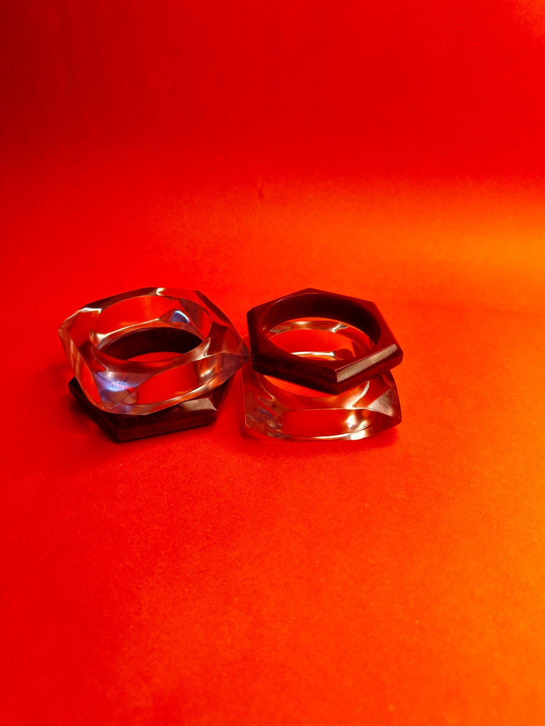 Gul Resin Bangles-Set of 3