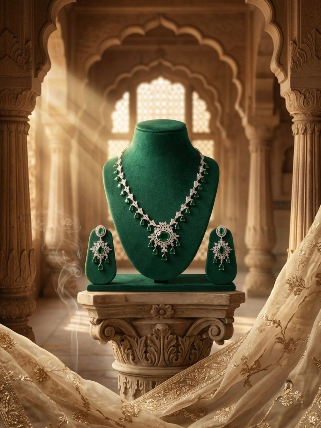 Emerald Queen Jewellery Set