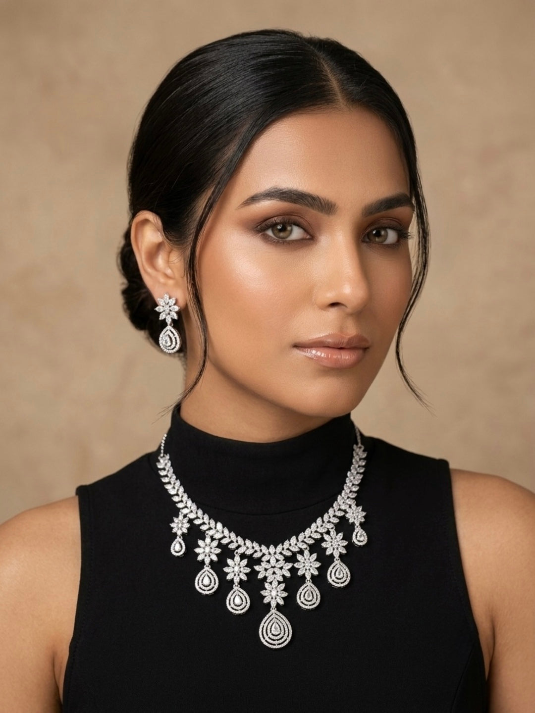 Jasmine AD Jewellery Set