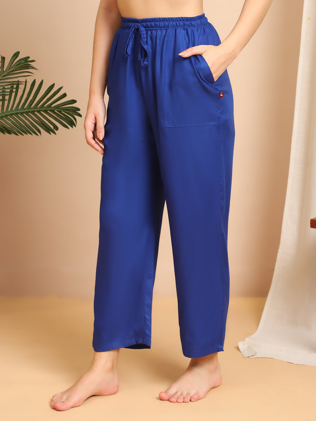Royal Blue Soft cotton Lounge Pants