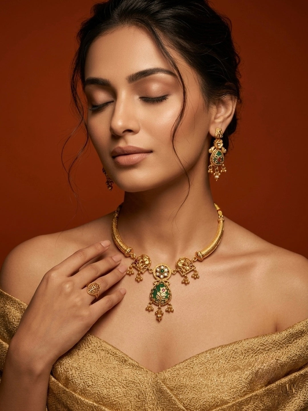 Padmaavat Rani Jewellery Set