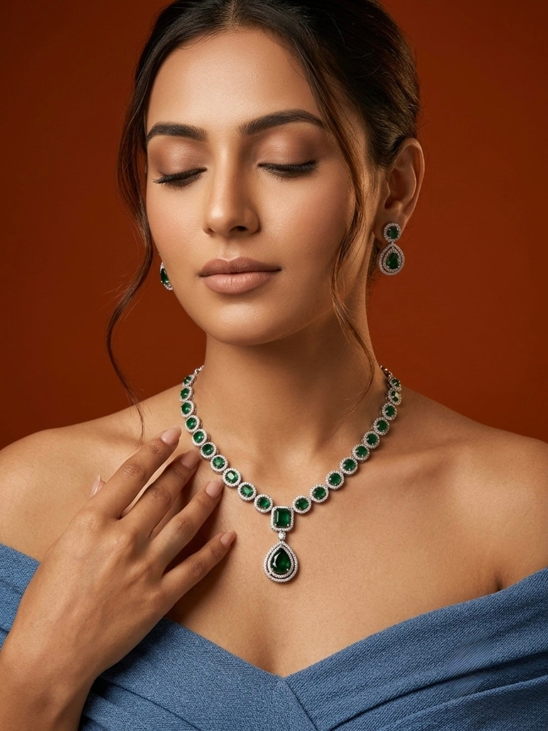 Tamannah AD Jewellery Set