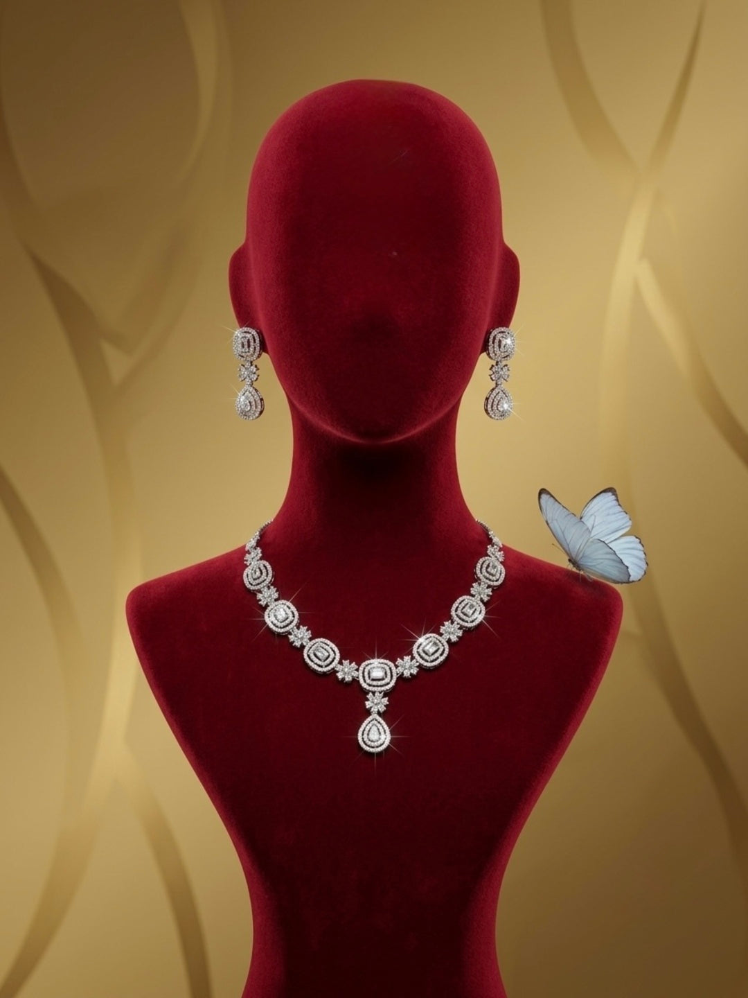 Fatima AD Jewellery Set