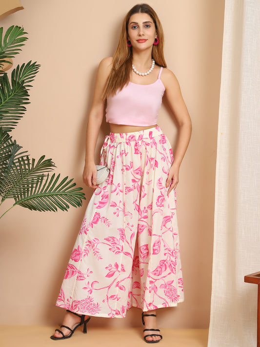 Mogra Cotton Kali Palazzo