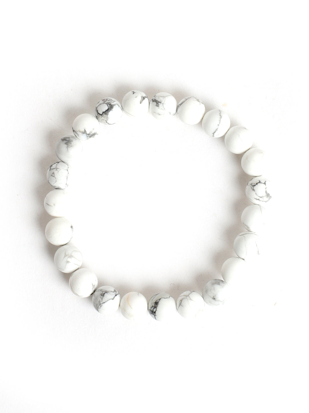 Howlite Semi Precious Stone Bracelet