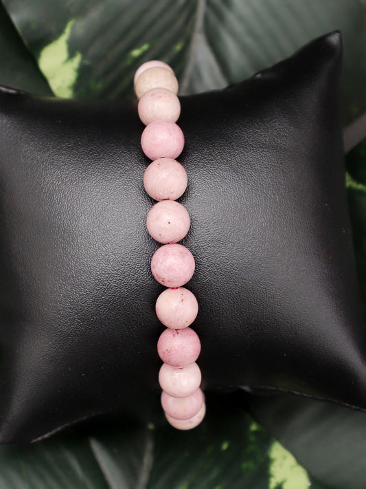 Rhodochrosite Semi Precious Stone Bracelet
