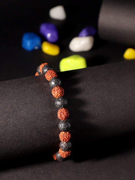 Lawa Rudraksh Semi Precious Stone Bracelet